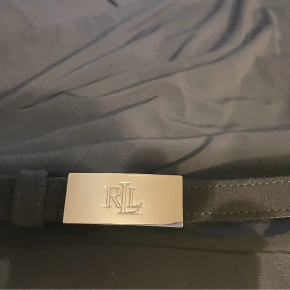 Lauren by Ralph Lauren. Black knee length dress - Picture 6 of 9